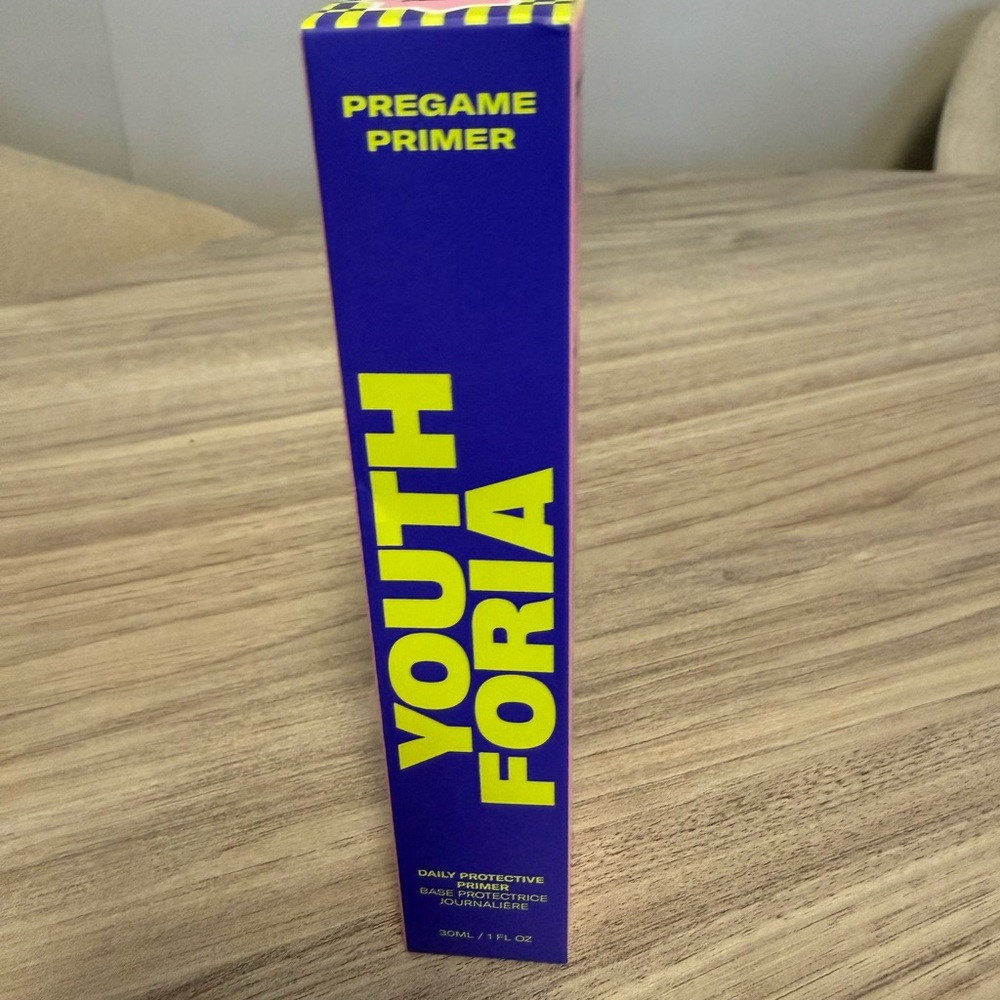 Youthforia Pregame Makeup Primer Clean Beauty New In Box 1 oz